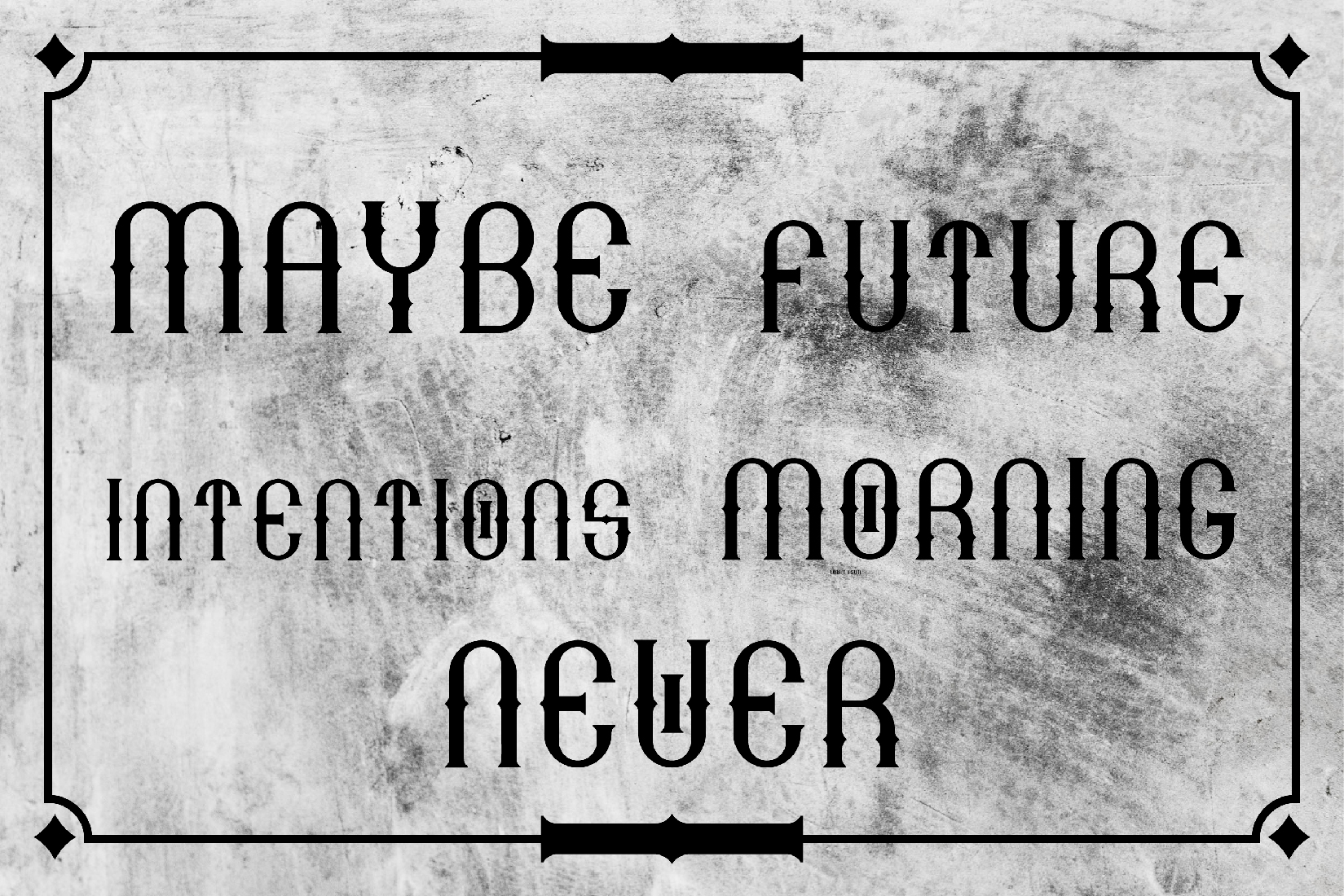 Indecisa Font PNG with transparent background - Preview 3