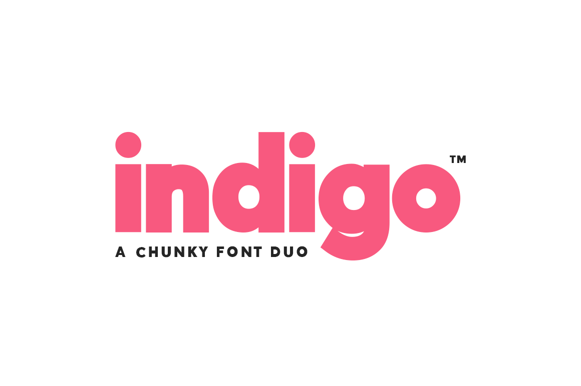 Preview specimen of Indigo Font Duo sans serif font