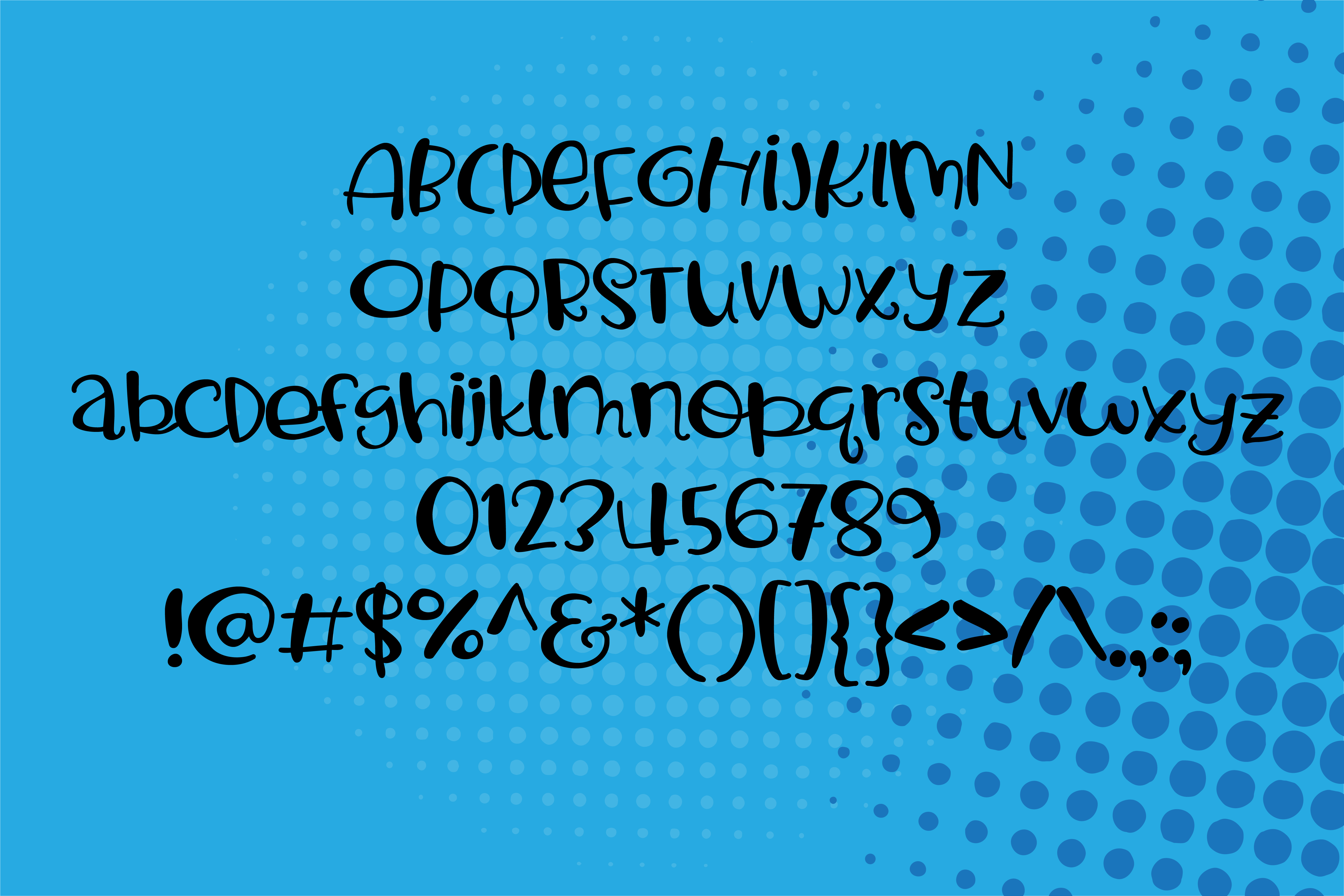 Kicks and Giggles Font PNG with transparent background - Preview 3