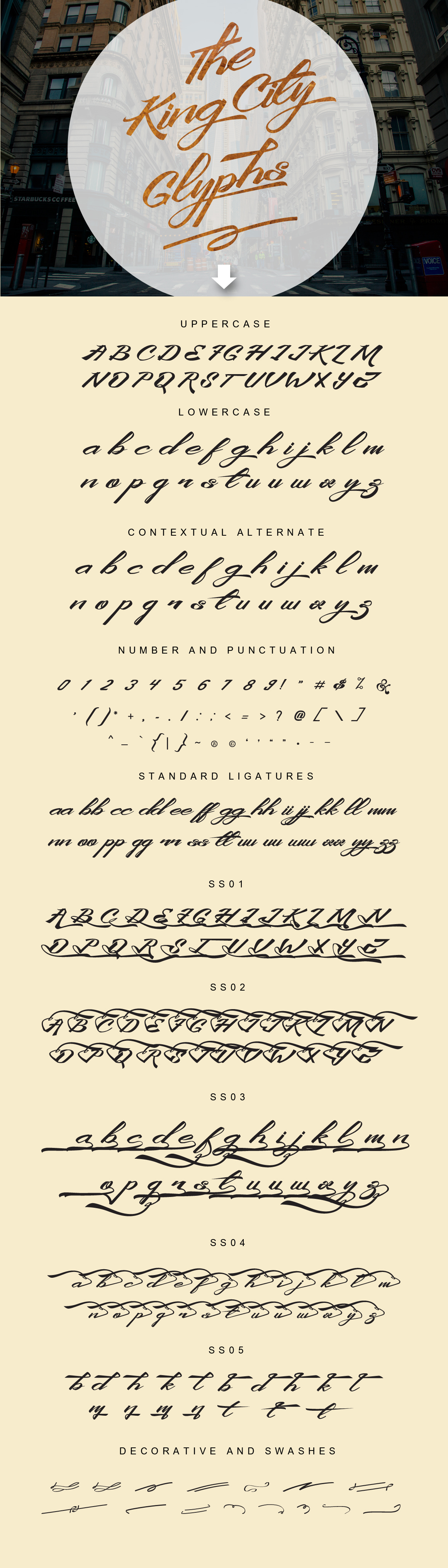 King City Font PNG with transparent background - Preview 1