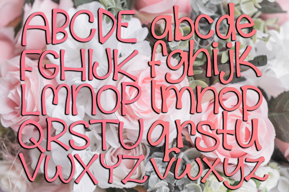 Lillian Rose Font PNG with transparent background - Preview 2