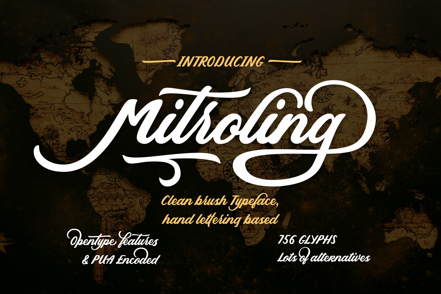 Mistroling Font PNG with transparent background - Preview 2