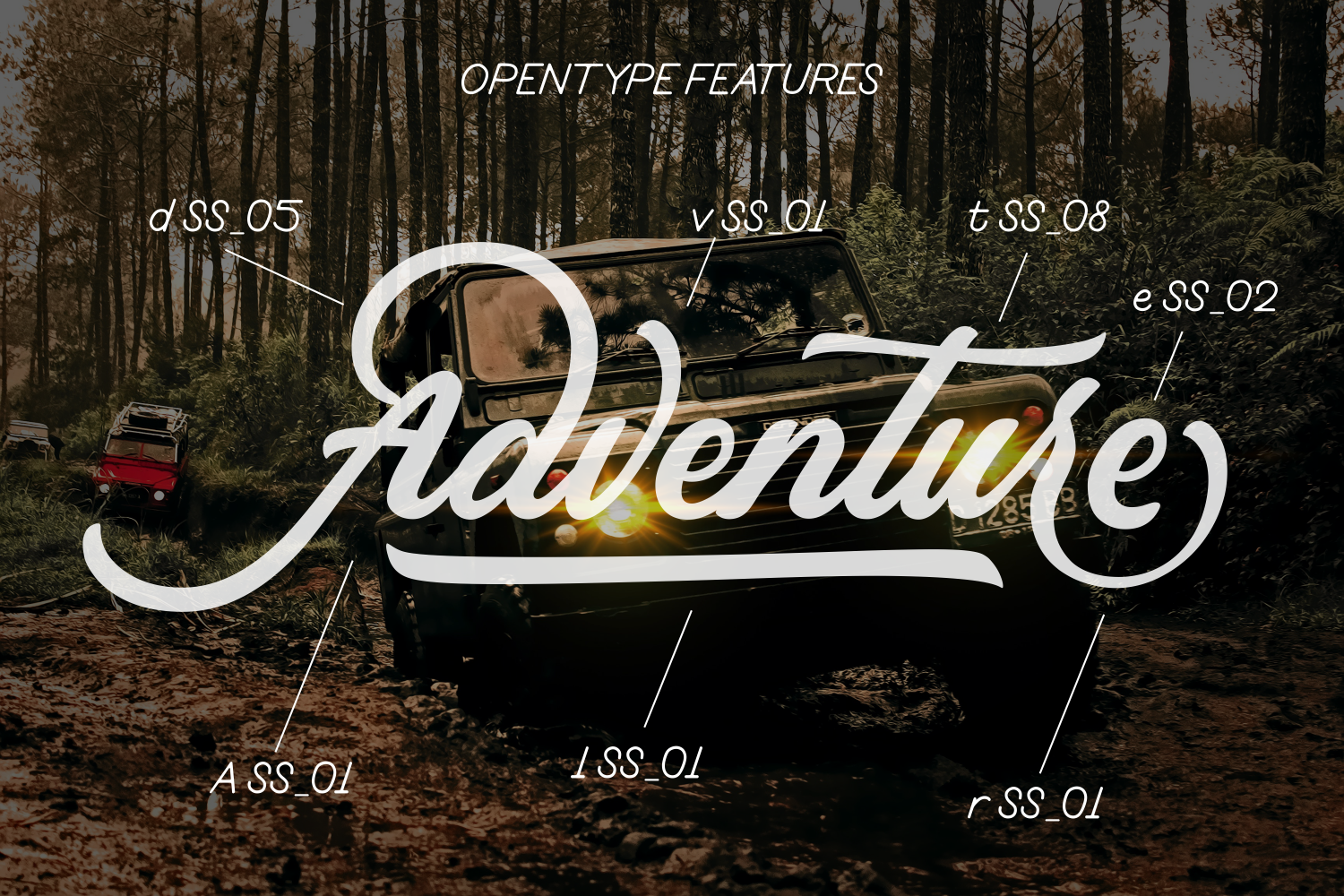Mistroling Font PNG with transparent background - Preview 3