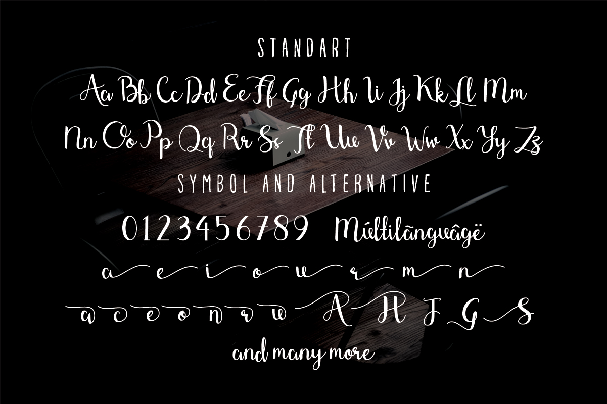 Shefilla Font PNG with transparent background - Preview 5