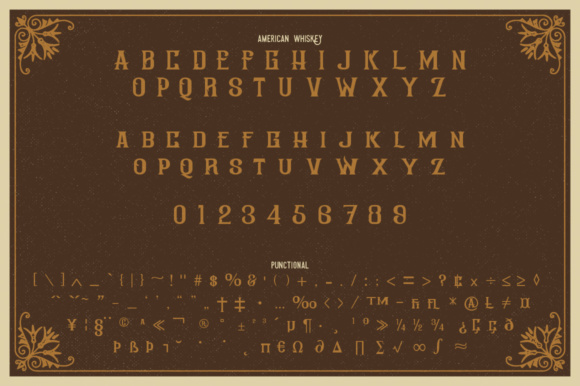 American Whiskey Font - Preview 4