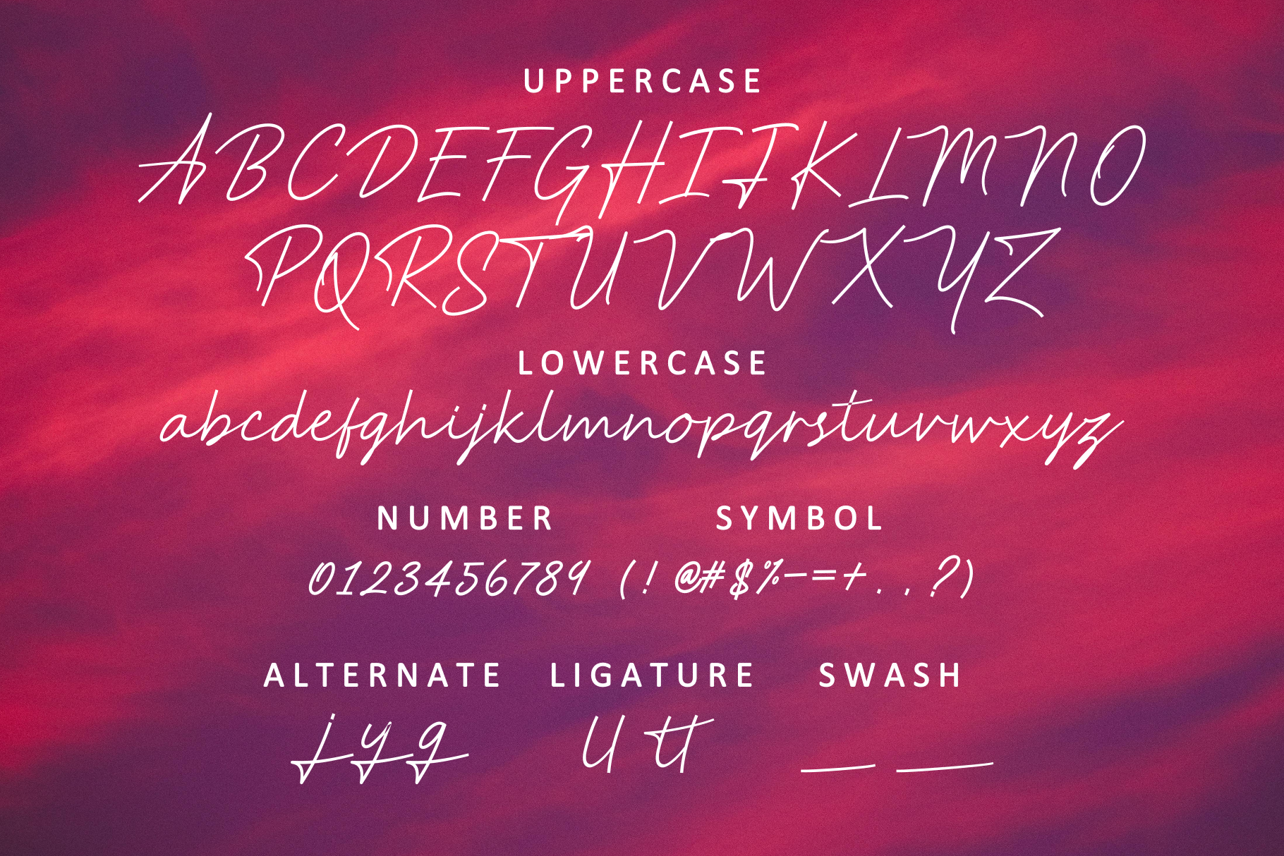 Anstery Font - Preview 3