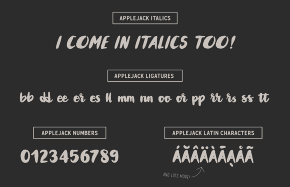 Applejack Font - Preview 5