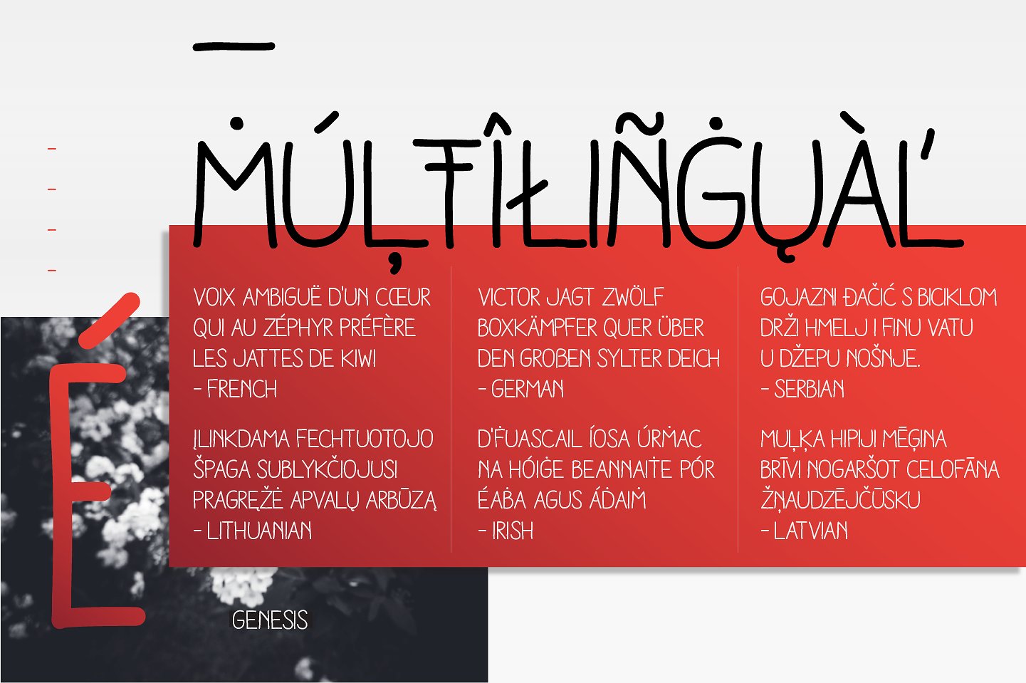 Aracne Condensed Font - Preview 2