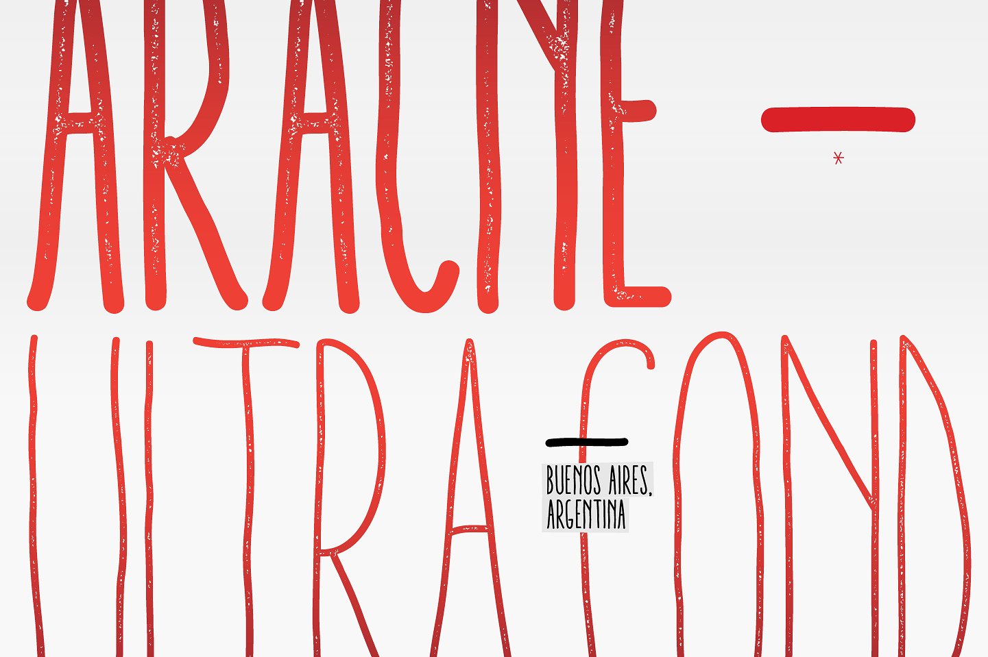 Aracne Ultra Condensed Font - Preview 1