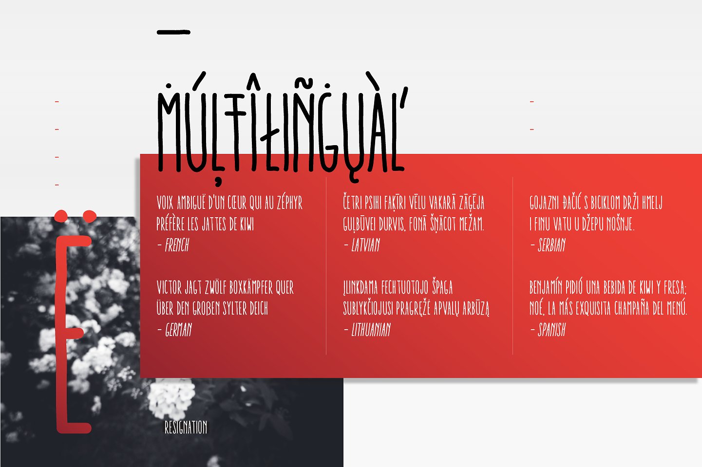 Aracne Ultra Condensed Font - Preview 5