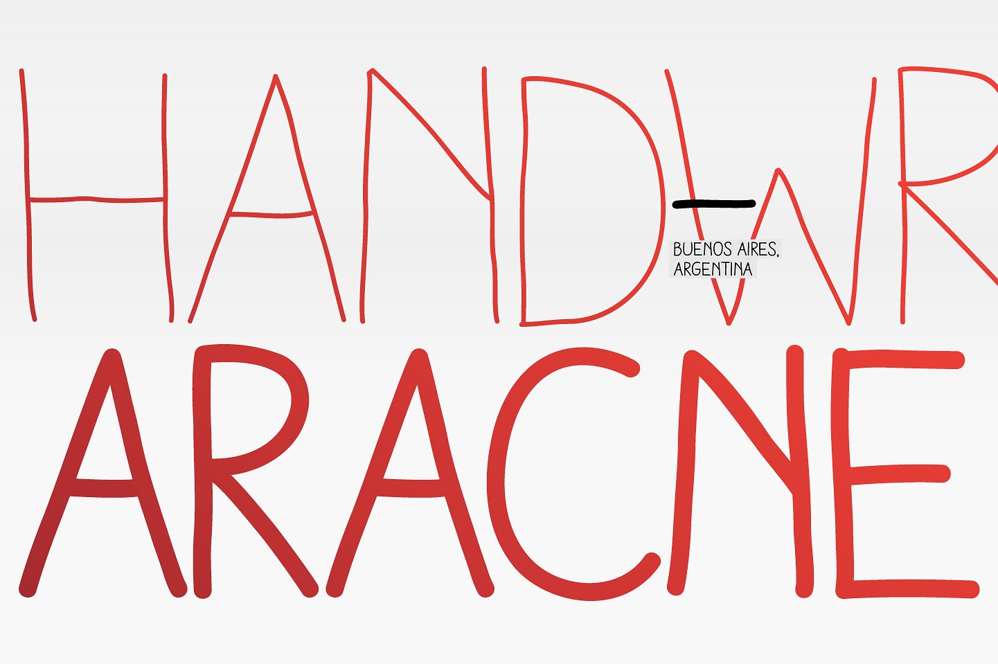 Aracne Font - Preview 1
