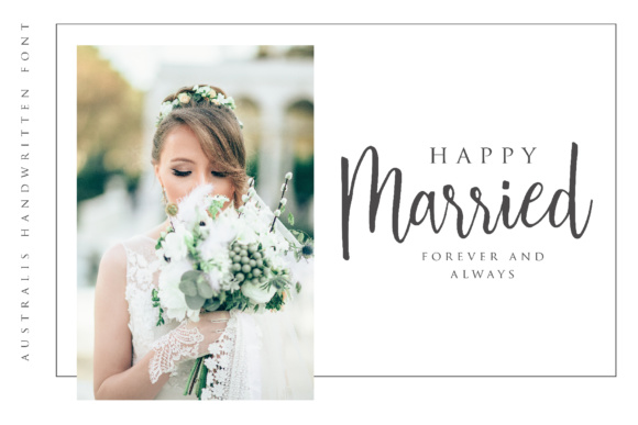 Australis Font PNG with transparent background - Preview 3
