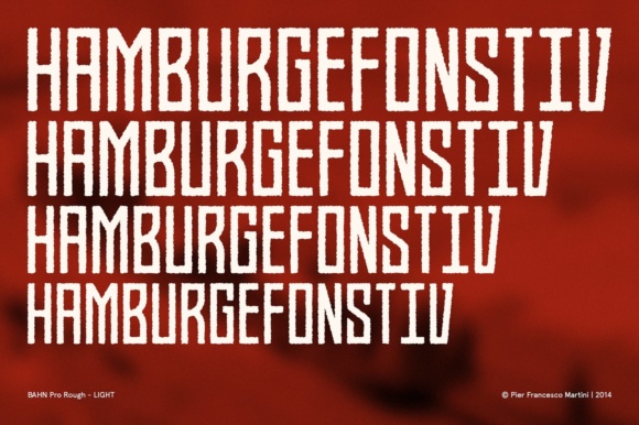 Bahn Light Font - Preview 4