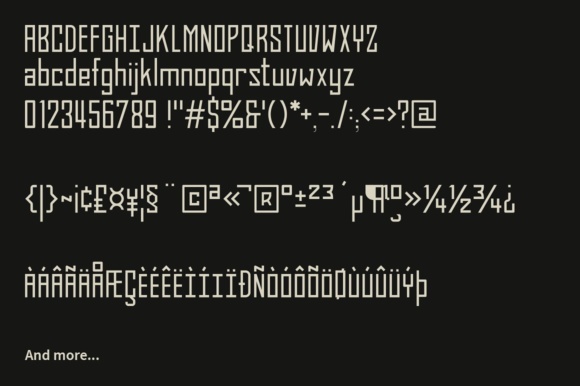 Bahn Pro Thin Font - Preview 2