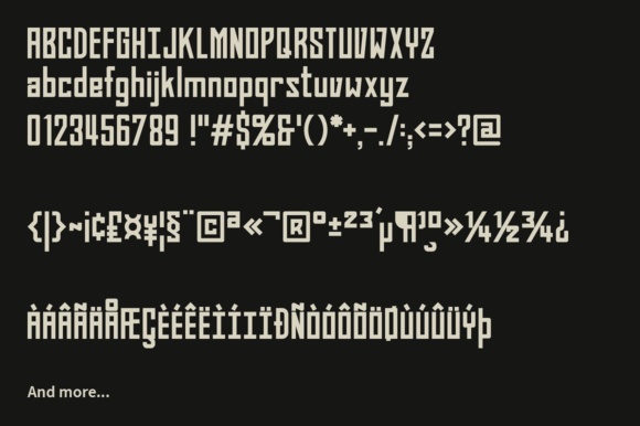 Bahn Pro Font - Preview 3