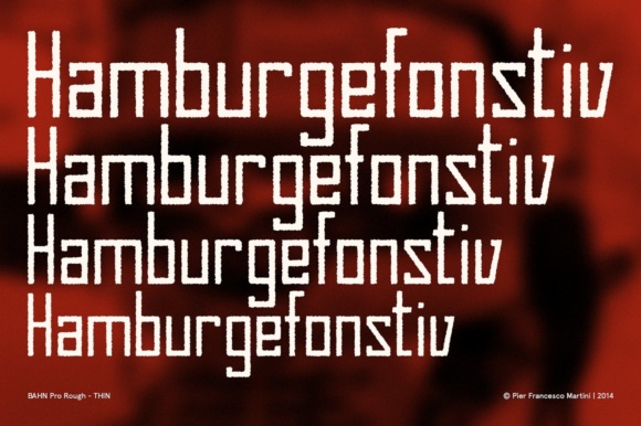 Bahn Thin Font - Preview 2