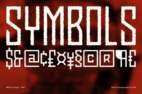 Bahn Thin Font - Preview 4