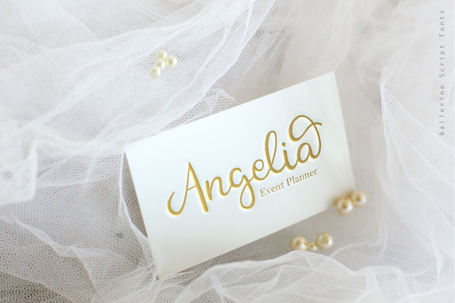 Ballerine Font PNG with transparent background - Preview 3