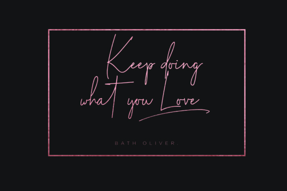 Bath Oliver Font - Preview 5