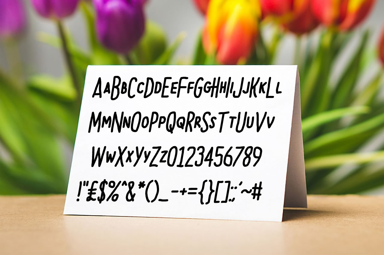 Beautiful Heartbeat Font PNG with transparent background - Preview 2