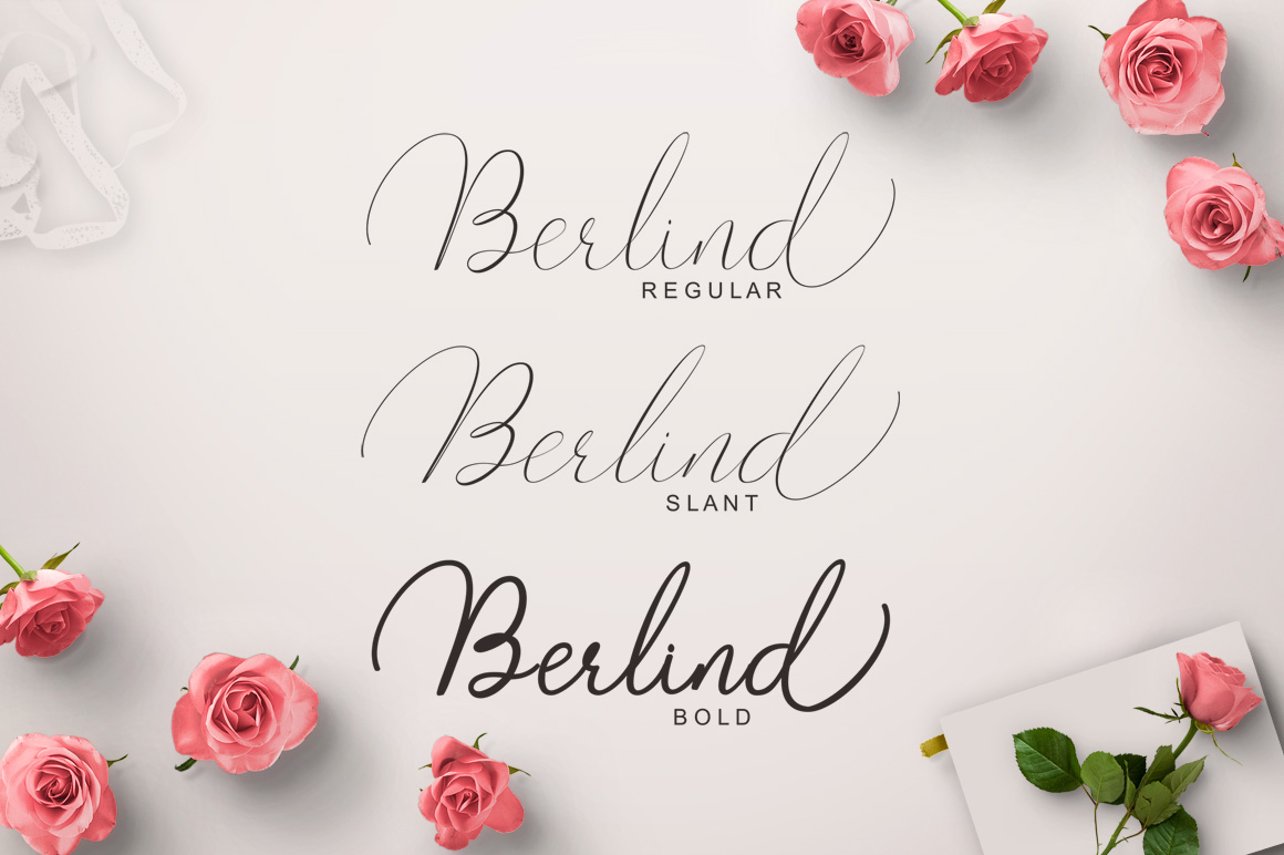 Berlind Font - Preview 1