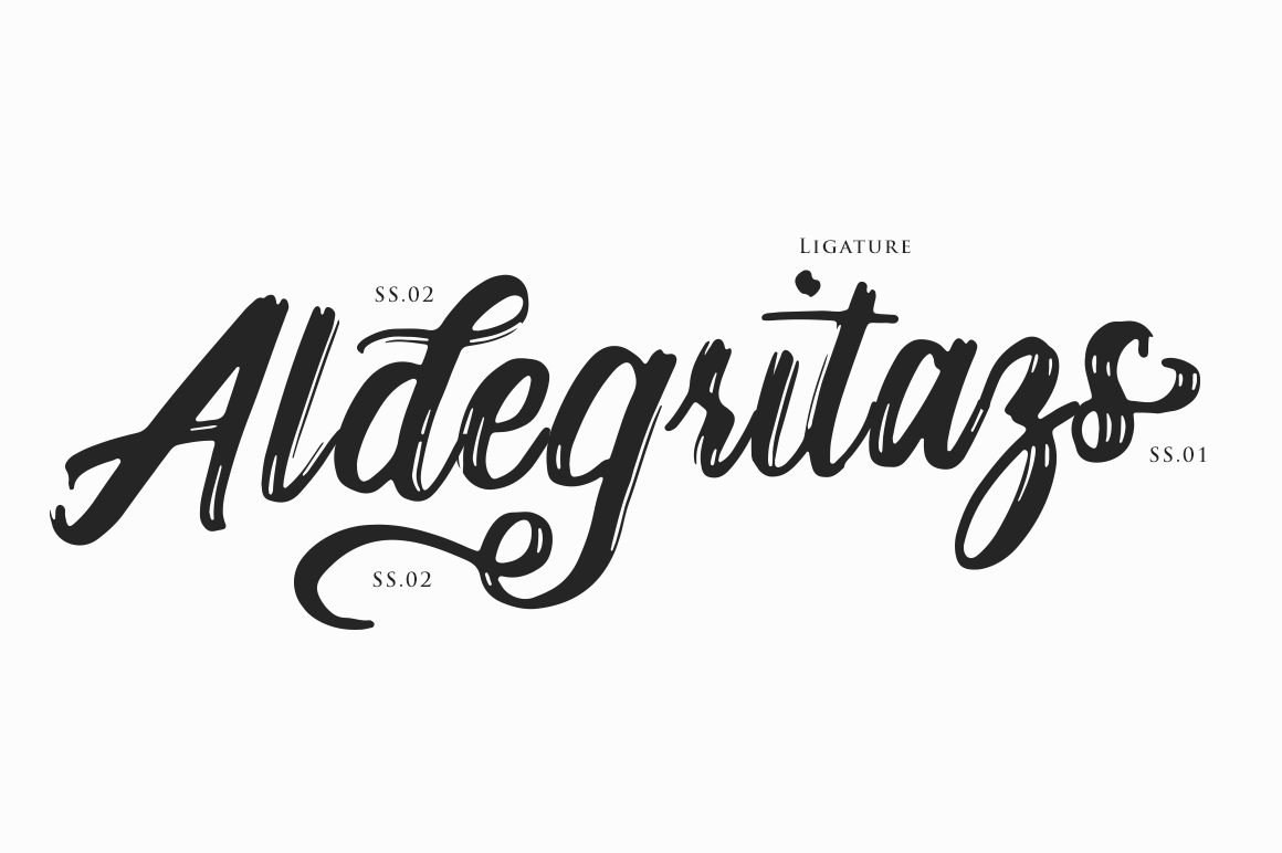 Bogart Font PNG with transparent background - Preview 2