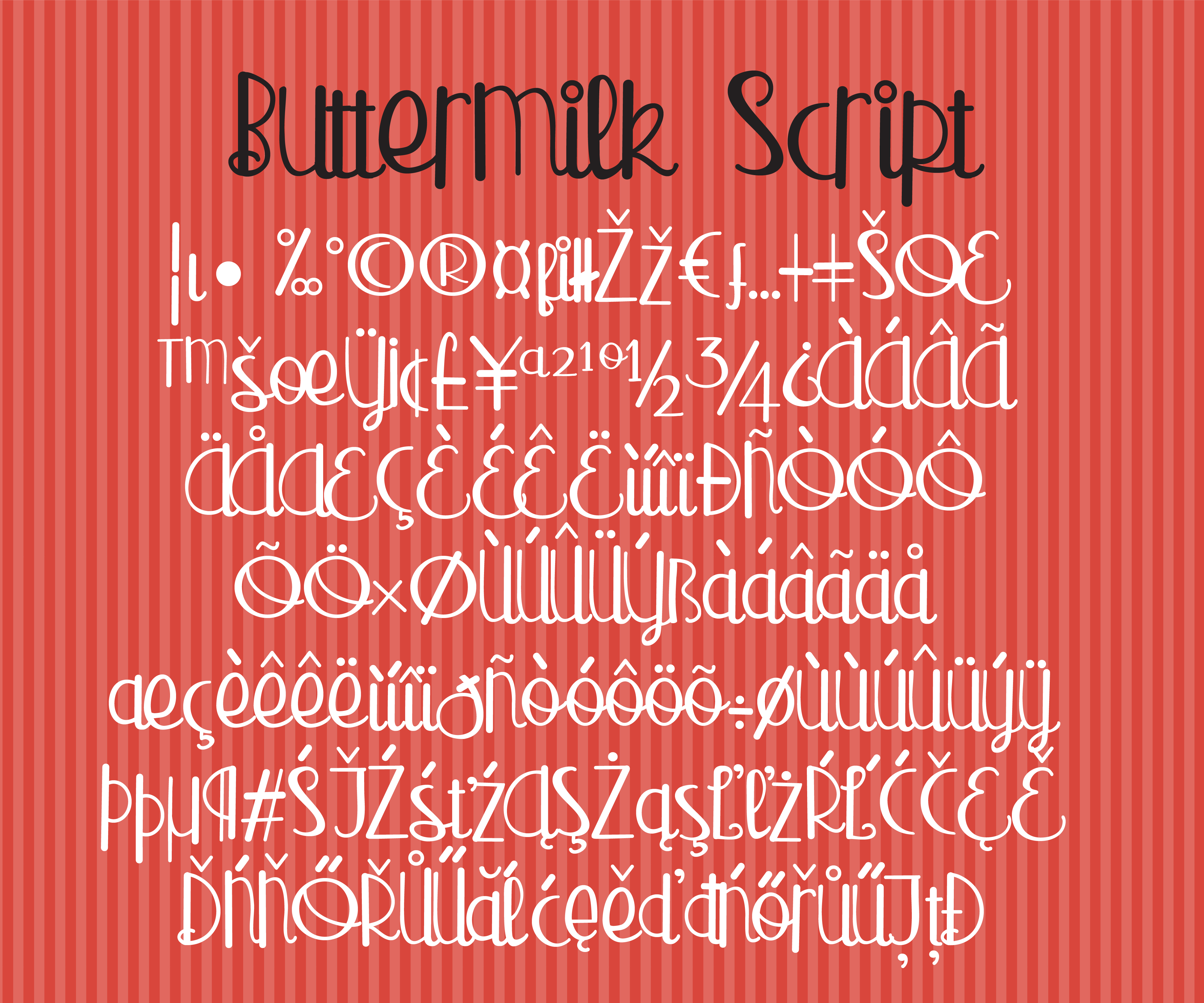 Buttermilk Font - Preview 2