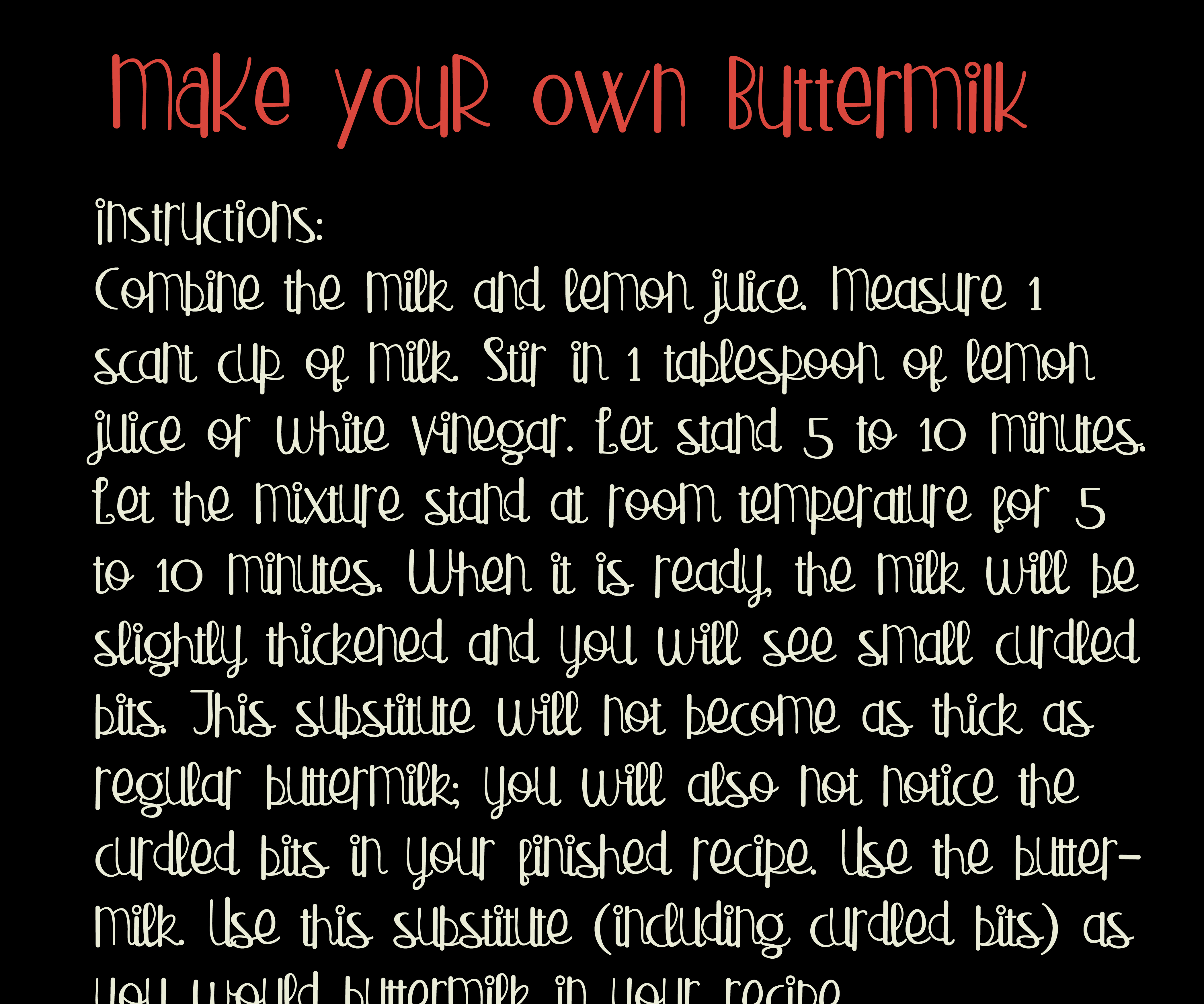 Buttermilk Font - Preview 4