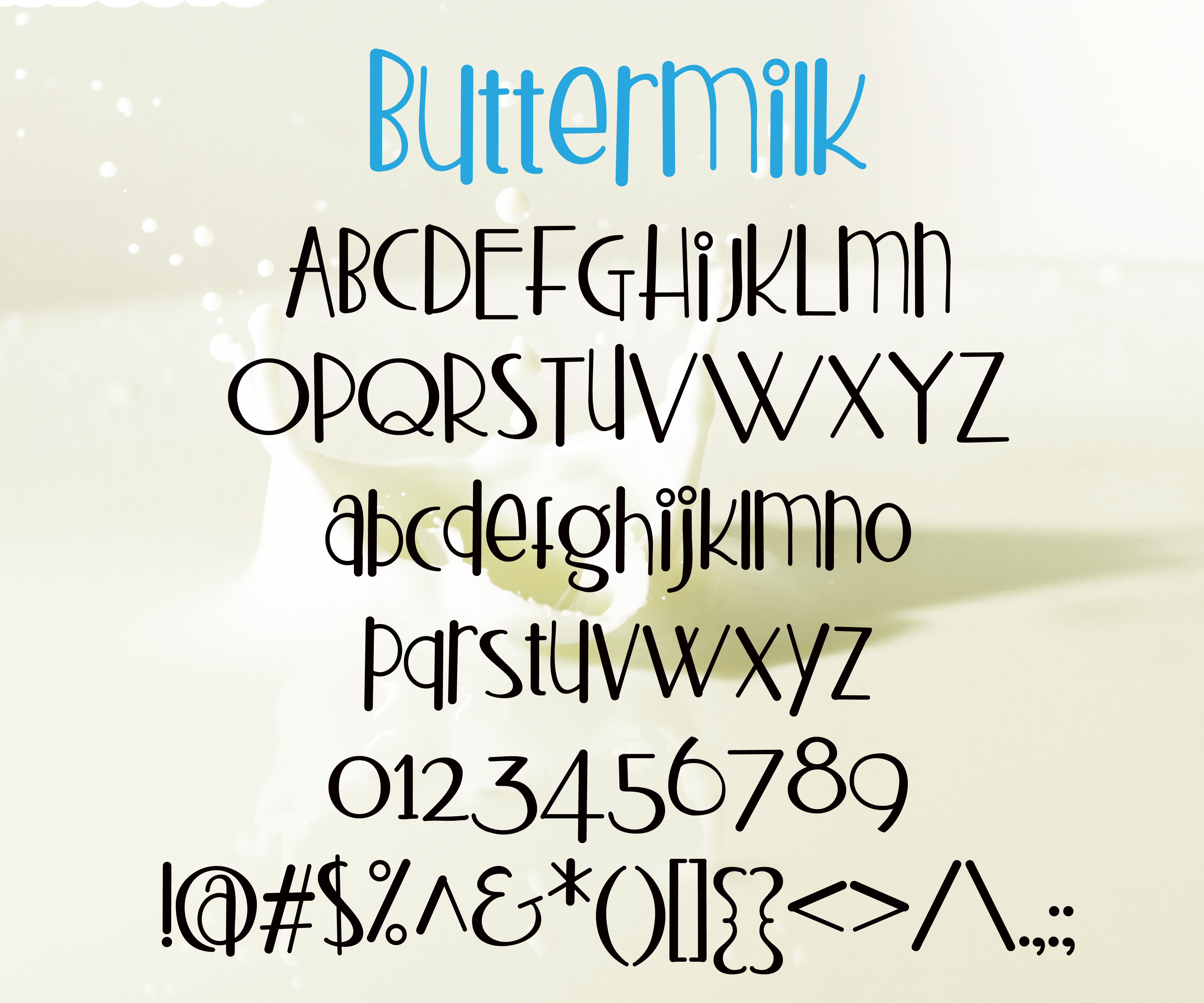 Buttermilk Font - Preview 6