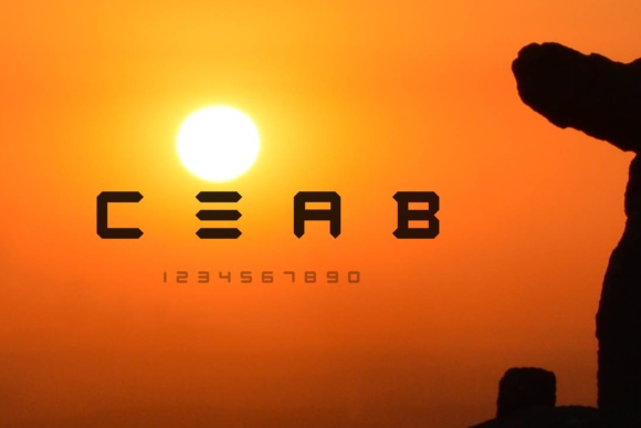 CEAB Font PNG with transparent background - Preview 4