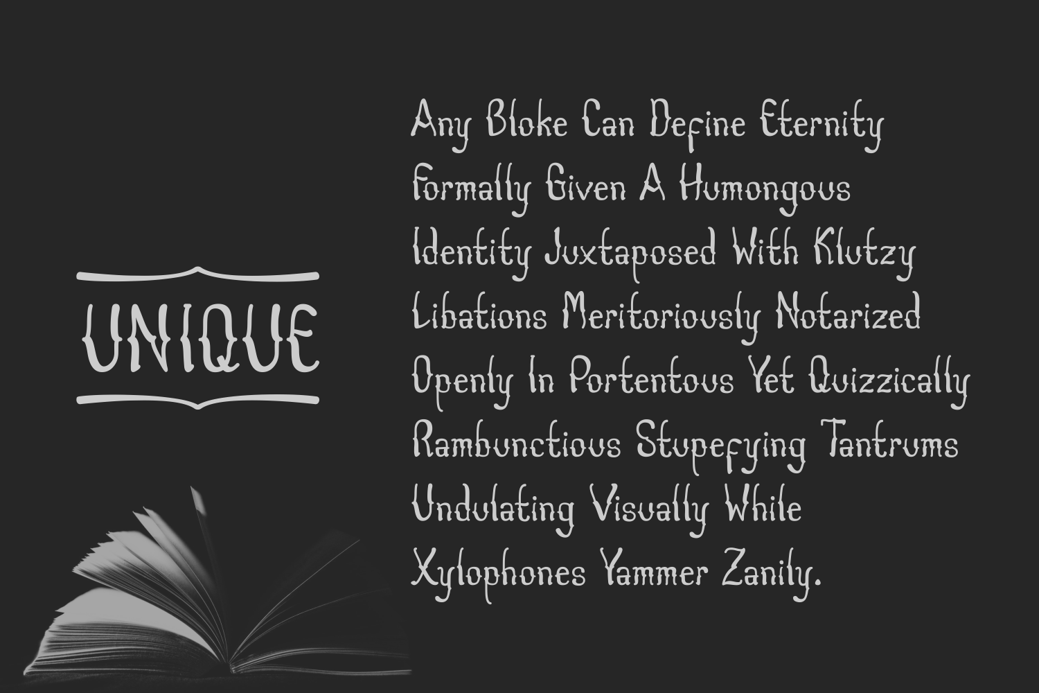 Caboge Font - Preview 2