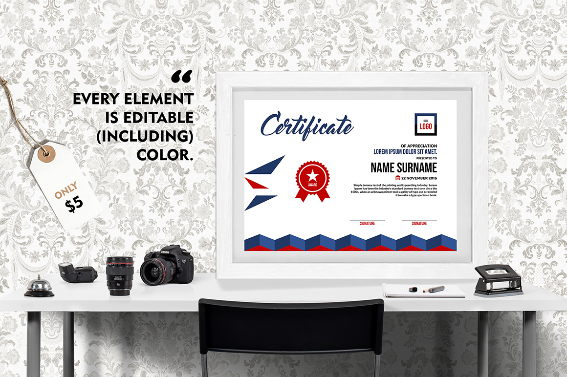 Certificate Template - Vol.22 Graphic by machruzah · Creative Fabrica
