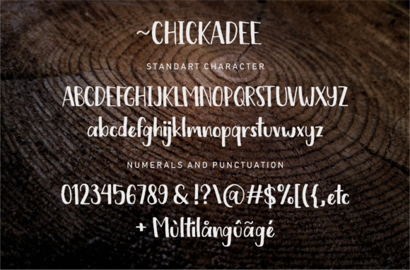 Chickadee Font - Preview 5