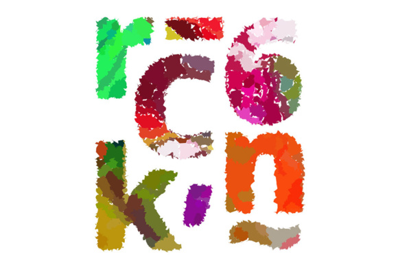 Colorful Dream Distorted Font - Preview 1