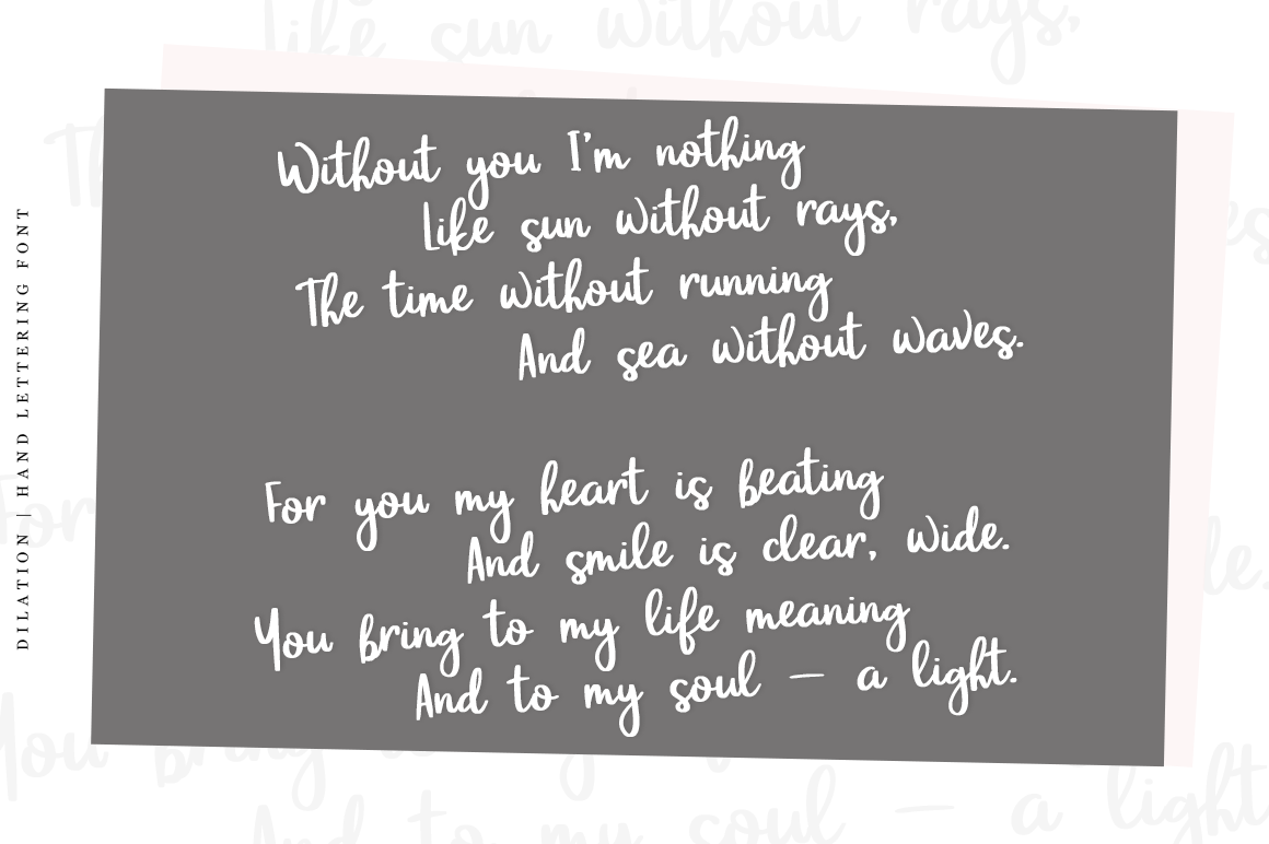 Dilation Font - Preview 3