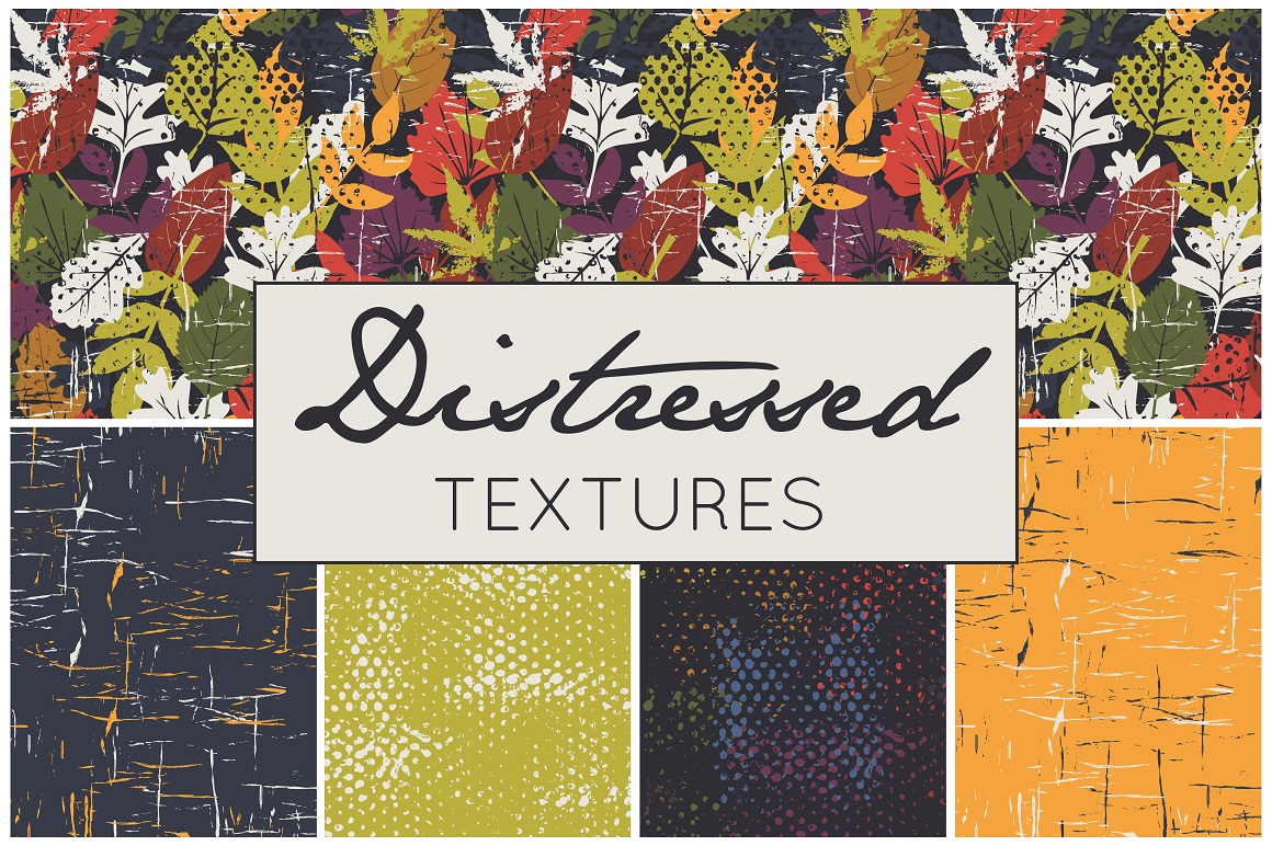 Distressed Fern - Seamless Textures