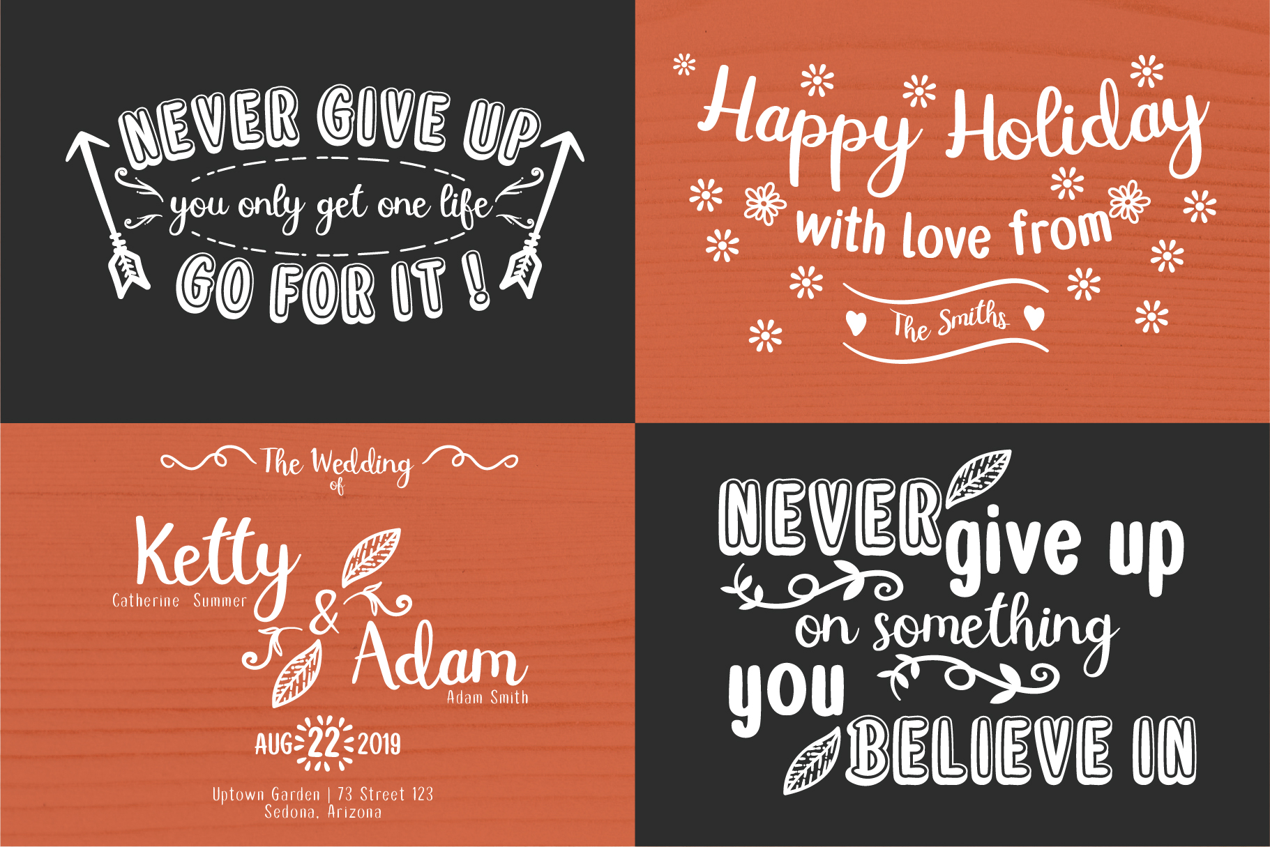 Double Smoothie Font - Preview 6