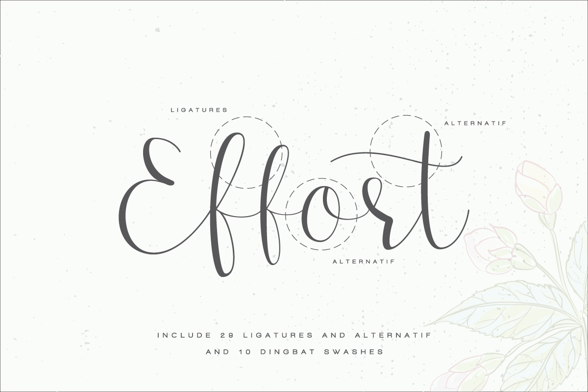 Effort Font - Preview 1