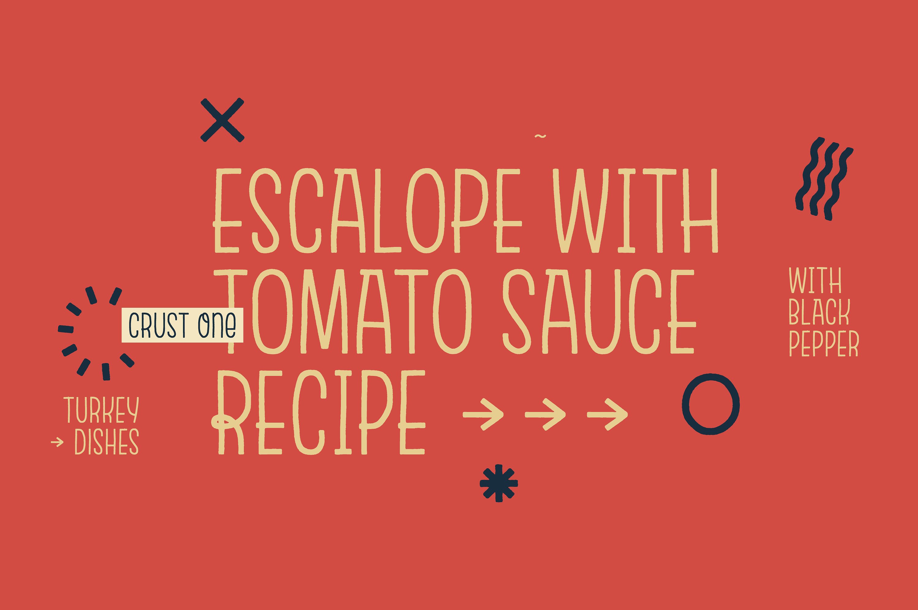 Escalope Font - Preview 3