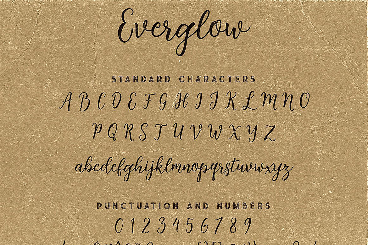 Everglow Script Font Duo Font - Preview 6