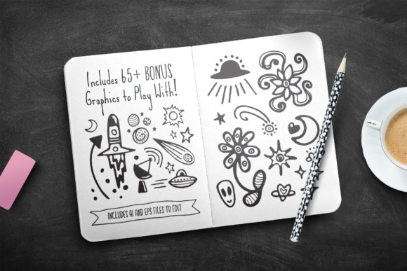 Friends and Aliens Font - Preview 5