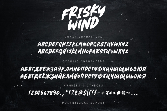 Frisky Wind Font - Preview 4
