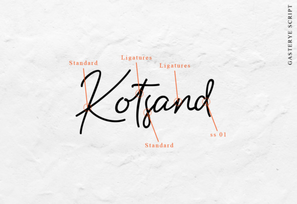 Gasterye Font - Preview 3