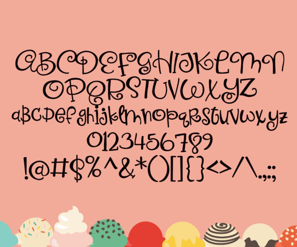 Gelato Font - Preview 1