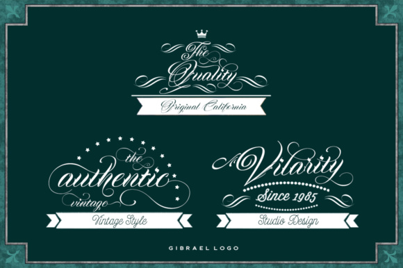 Gibrael Font PNG with transparent background - Preview 5