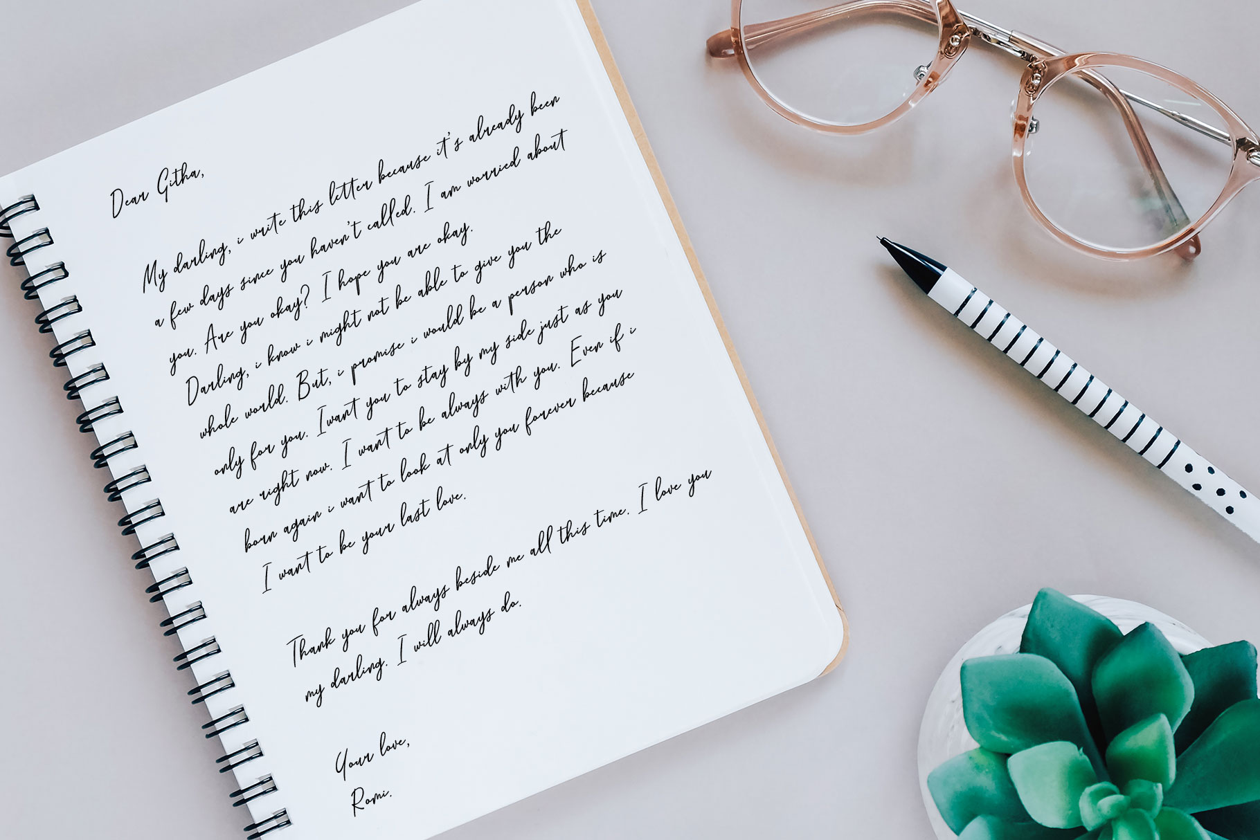 Githa Lovely Font - Preview 5