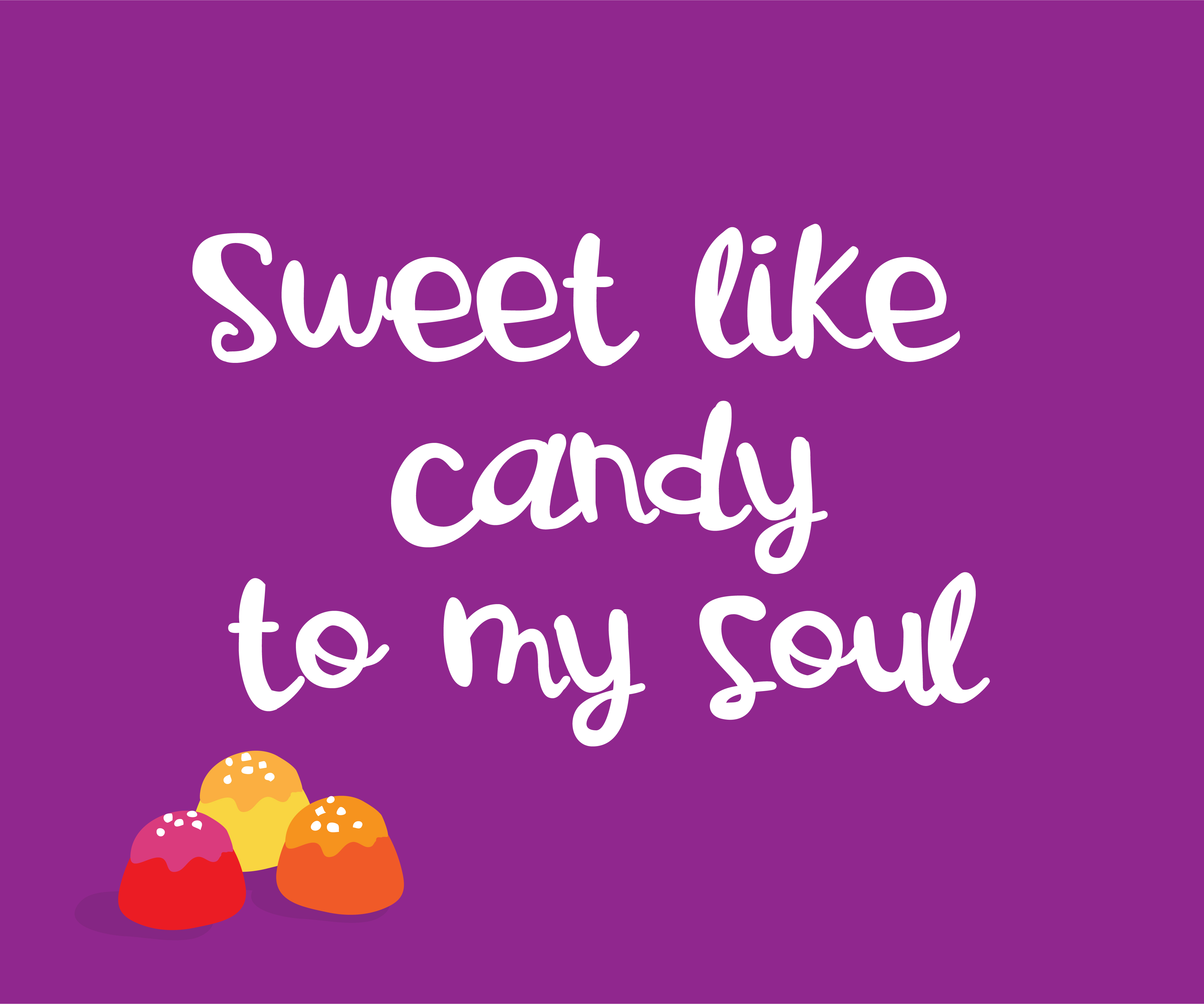 Gooey Gumdrops Script Font PNG with transparent background - Preview 3
