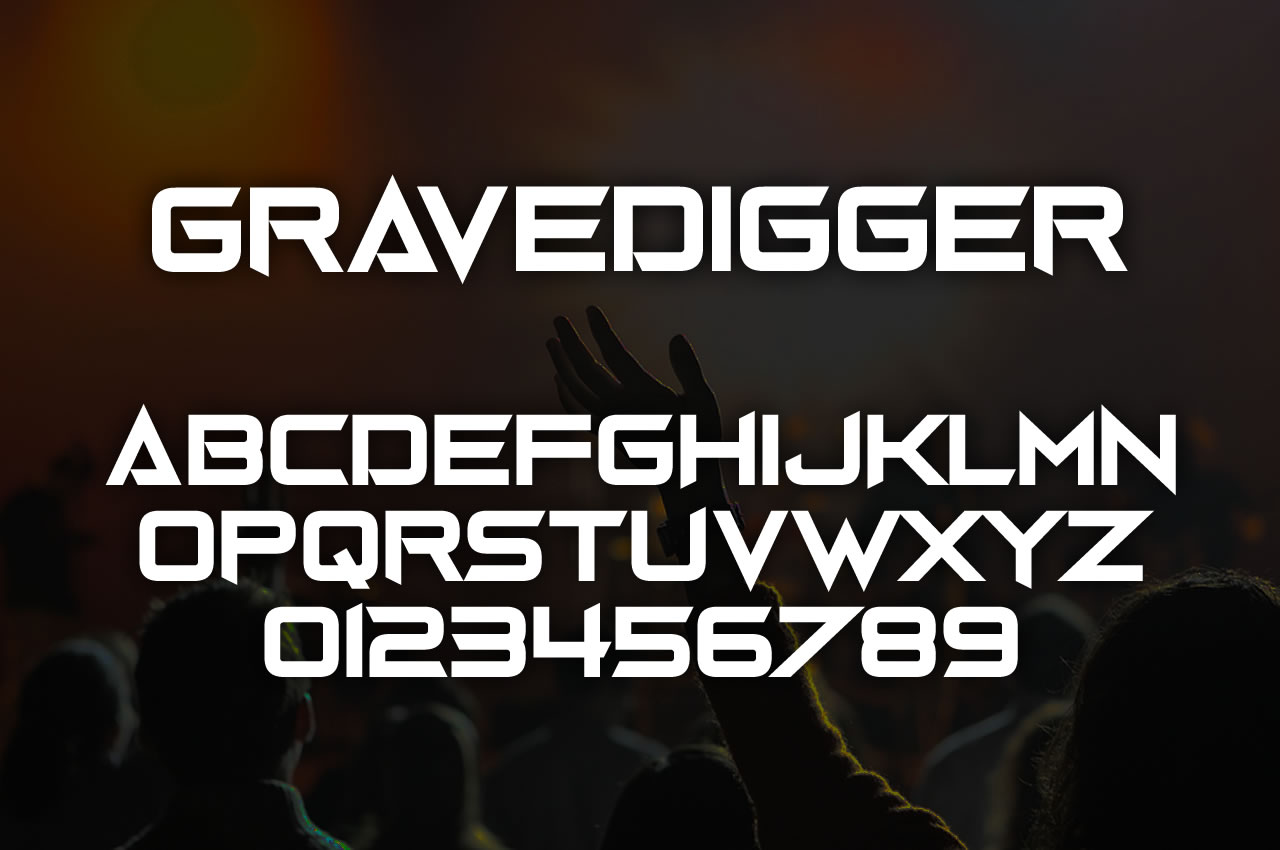 Gravedigger Font - Preview 1