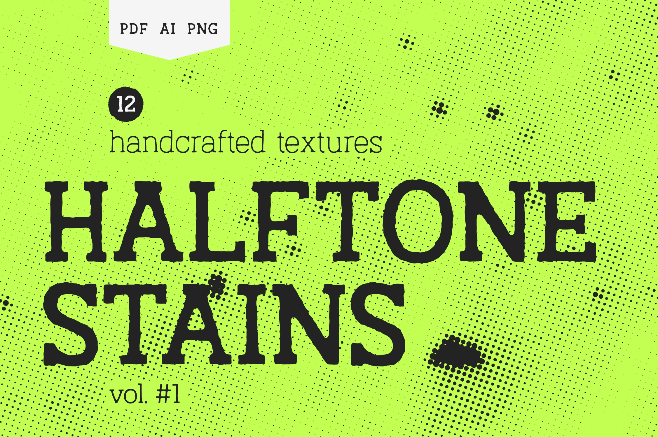 Halftone Stains Vol.#1 Texture Pack Graphic by antipixel · Creative Fabrica
