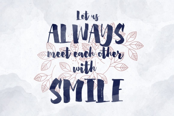 Heartwell Font PNG with transparent background - Preview 1